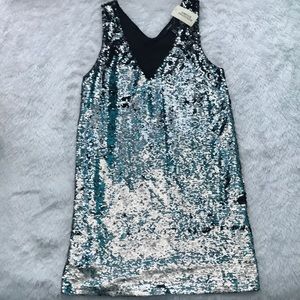 Forever21 Silver-black sequin dress- MAKE AN OFFER